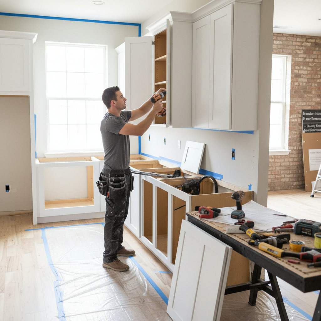 Professional cabinet installation Sugarland TX