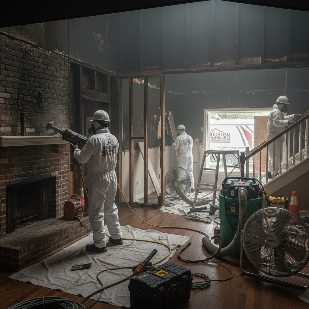 Fire & Smoke Damage Restoration - Tell Projects Sugarland TX