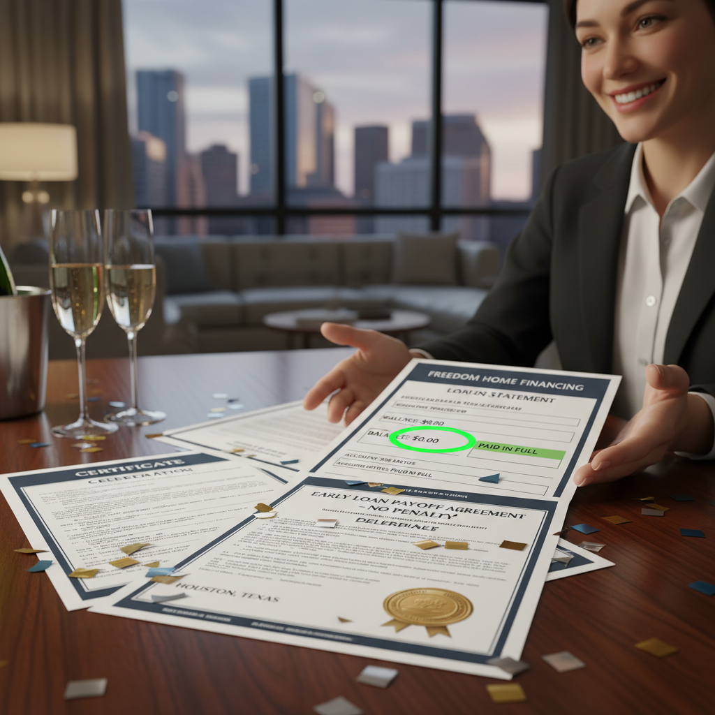 No-Penalty Early Payoff Options - Tell Projects Sugarland TX