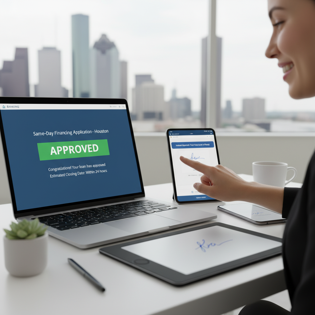 Same-Day Financing Approval - Tell Projects Sugarland TX