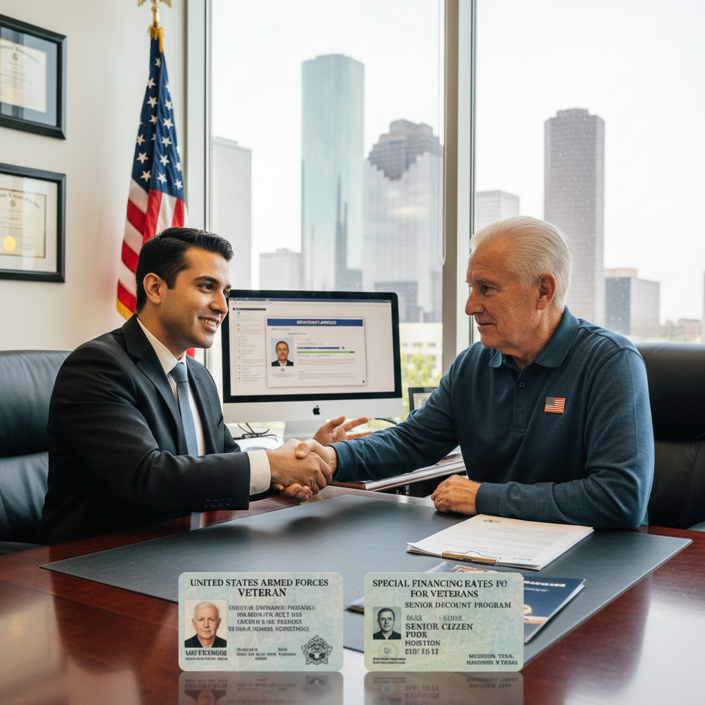 Senior & Military Discounts - Tell Projects Sugarland TX