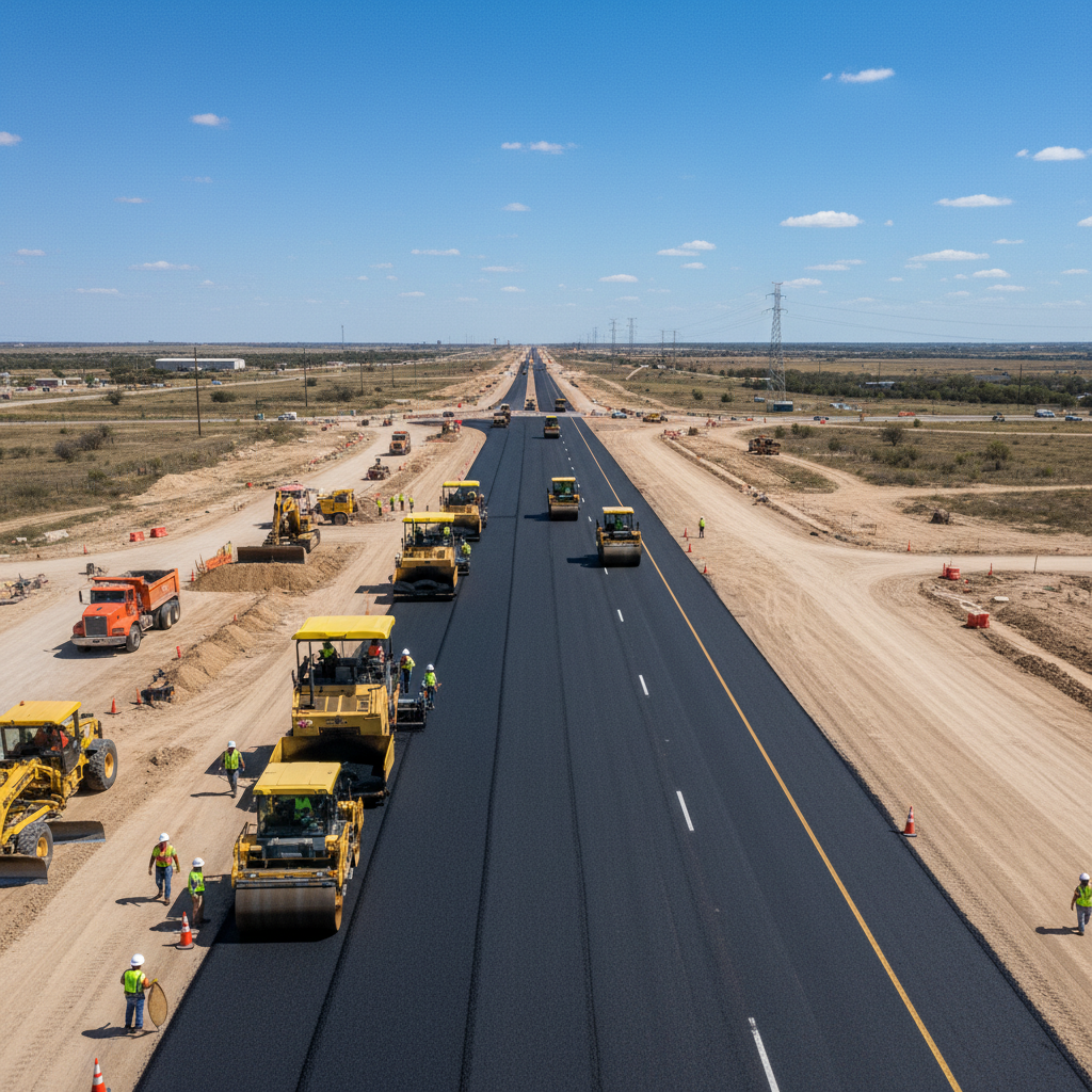Commercial Road Infrastructure Construction Houston TX