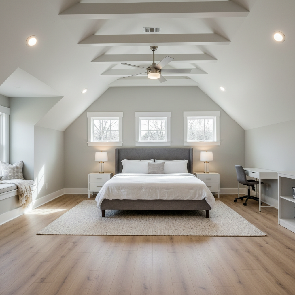 Attic Conversion Project Bridgeland - Home Remodel in Bridgeland TX